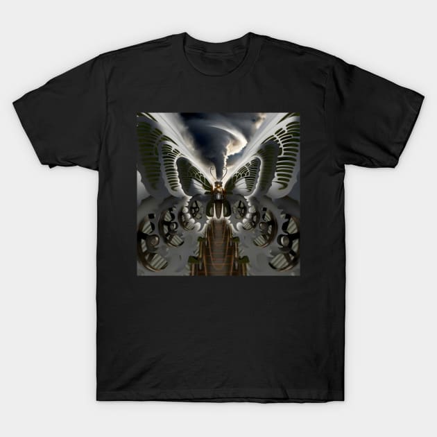 Tornado Butterfly T-Shirt by Nuletto